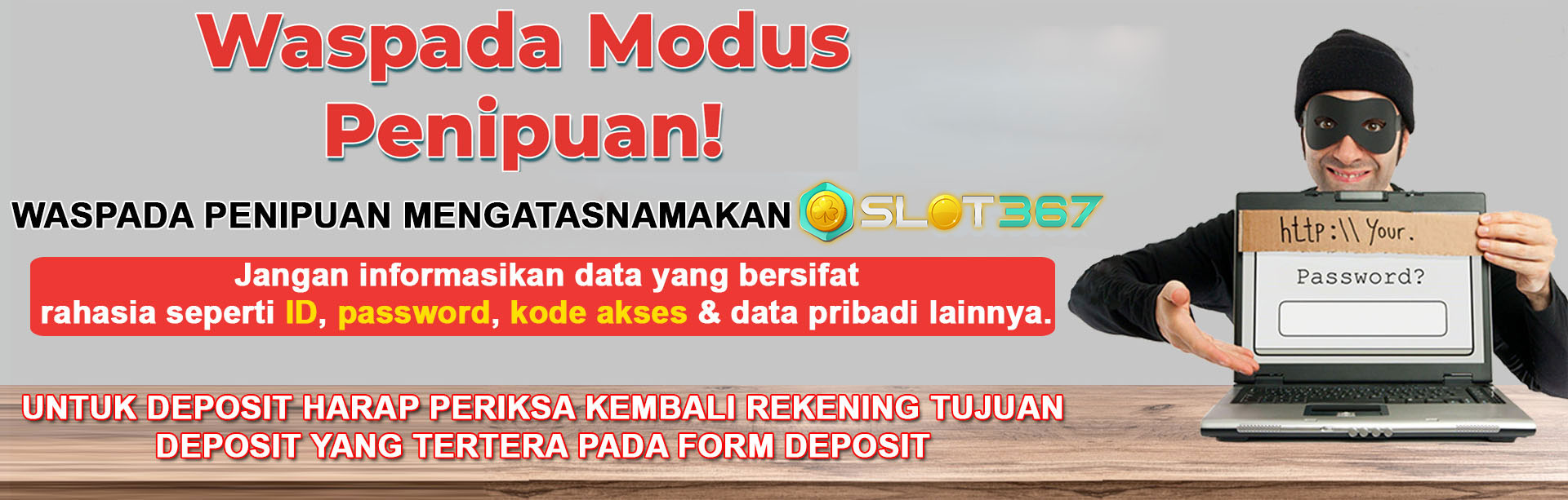 Waspada Penipuan Slot367