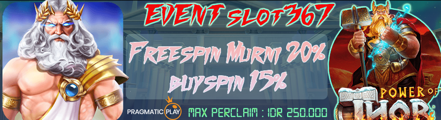 EVENT FREESPIN PRAGMATIC Freespin 20% Buyspin 15%